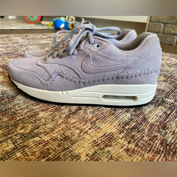 Nike Air Max One Premium Woven Purple Women’s Sneakers - Picture 5 of 10
